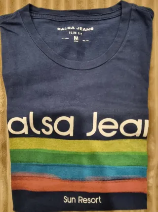 T-shirt Salsa Jeans Slim Fit Tamanho M