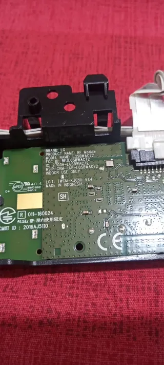 wifi y bluetooth y botón de encendido LG 43UJ634V