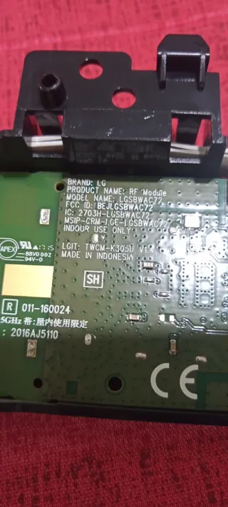 wifi y bluetooth y botón de encendido LG 43UJ634V