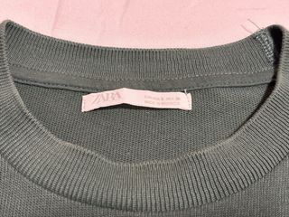 Camiseta Zara Verde Hombre Talla S