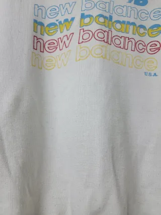 Sudadera Vintage New Balance Blanca