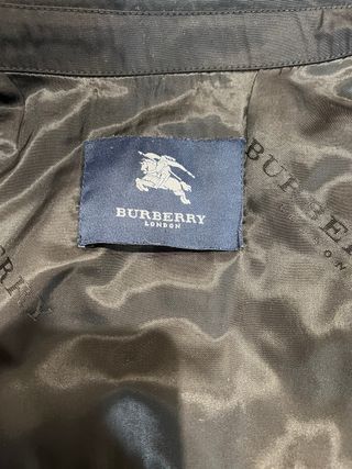 Abrigo Burberry Hombre Negro