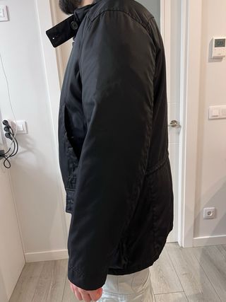 Abrigo Burberry Hombre Negro