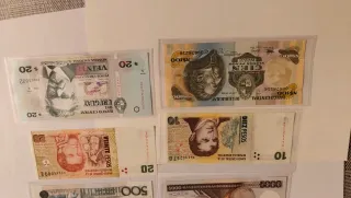 13 Billetes de América del Sur