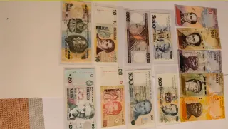 13 Billetes de América del Sur