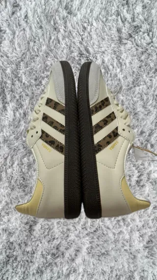 Zapatillas Adidas Samba Beige Leopardo