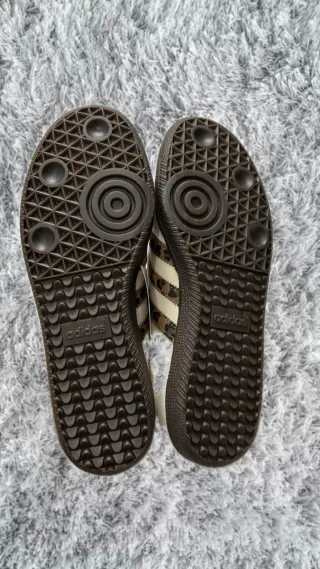 Zapatillas Adidas Samba Beige Leopardo