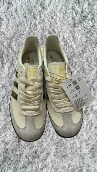 Zapatillas Adidas Samba Beige Leopardo