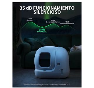 Arenero Automático PETKIT PuraMax 2 y 3 caja arena