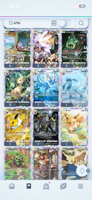 Cartas Pokémon Varias