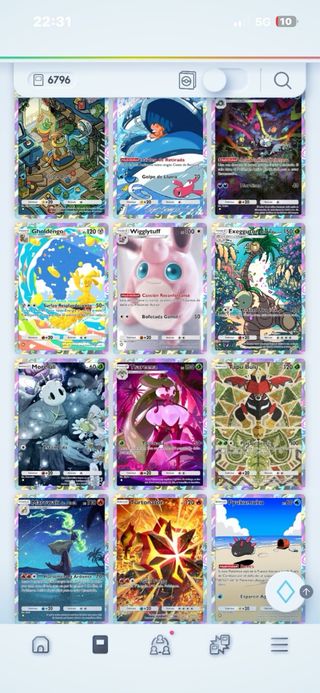 Cartas Pokémon Varias