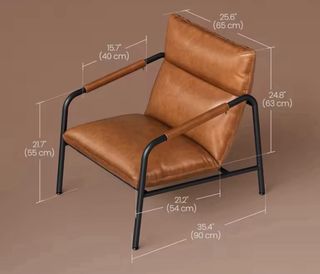 Butaca Estilo Industrial cuero