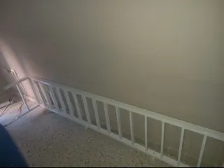 Barandilla de terraza blanca