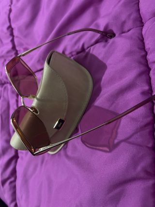 Gafas de sol mujer doradas y rosas