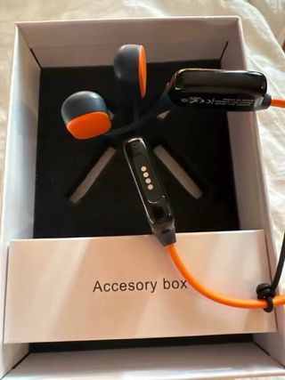Auriculares Óseos Sumergibles Azul/Naranja