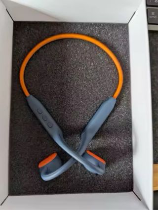 Auriculares Óseos Sumergibles Azul/Naranja