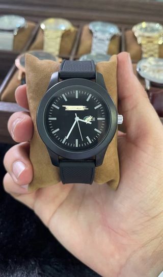 Reloj Negro Cocodrilo