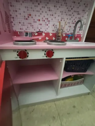 Cocinita de madera para niñ@s