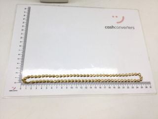 collar oro 18k con piedra con circonita 25cm
