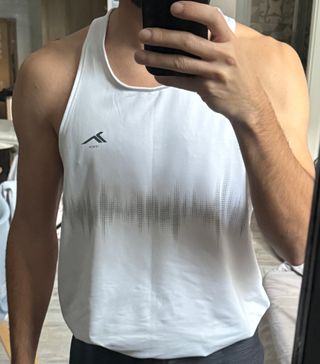 Camiseta Gym Tenth Blanca Talla M Hombre