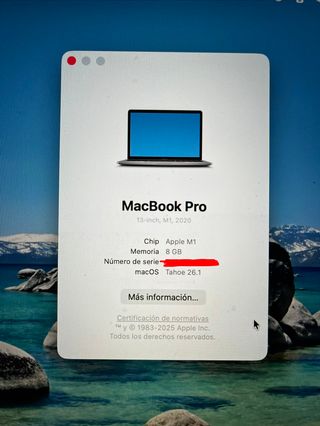 MacBook Pro M1 13,3 2020