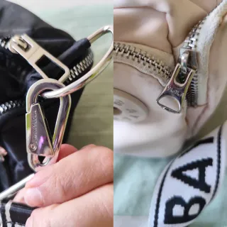 Lote 2 Bolsos Bimba y Lola Beige y Negro