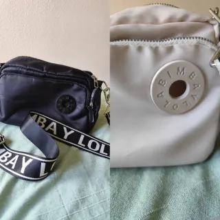 Lote 2 Bolsos Bimba y Lola Beige y Negro