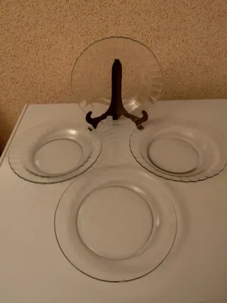 Platos Duralex antiguos