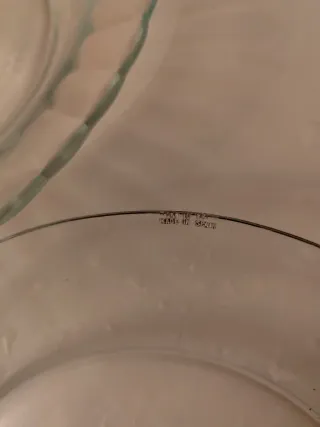 Platos Duralex antiguos