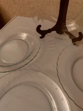 Platos Duralex antiguos