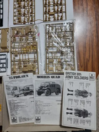 Maquetas Plástico ESCI 1/72 (Panther, Tractor)