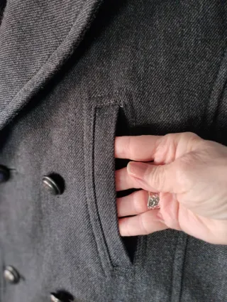 Chaqueta de hombre gris