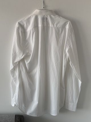 Camisa Zara Man Blanca Manga Larga