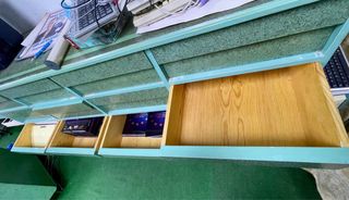 Comoda Mobile con Cassetti Verde