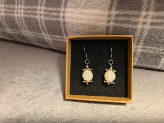 Pendientes  perlas y plata Venta en persona
