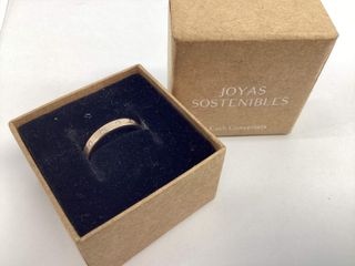 sortija oro 18k con piedra