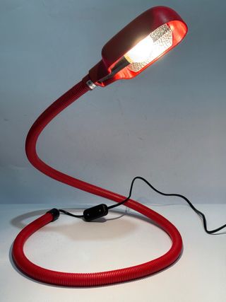 Lampada vintage rossa