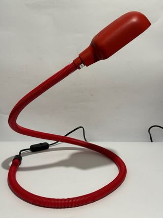 Lampada vintage rossa