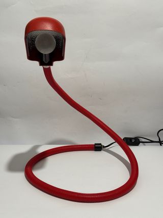 Lampada vintage rossa