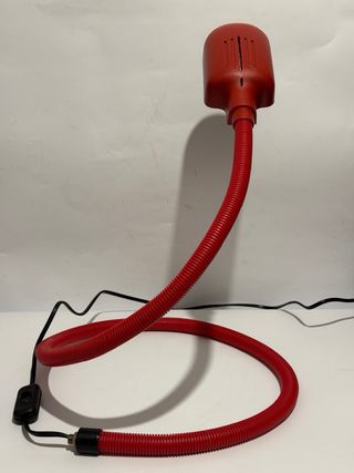 Lampada vintage rossa
