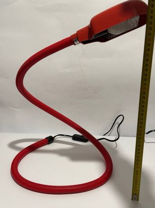 Lampada vintage rossa