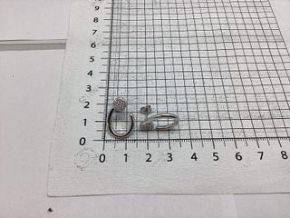 pendientes plata 925mm con piedra con circonita