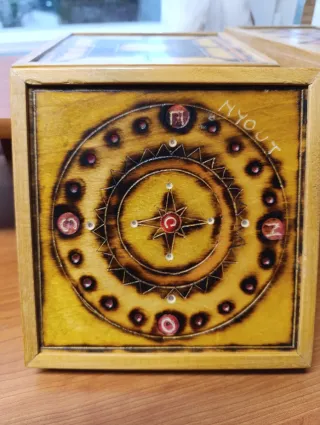 Lote Juegos de mesa antiguos de madera