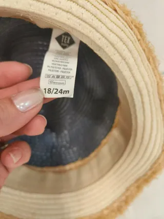 Lote 2 sombreros niña 18-24 meses