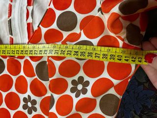 Traje Flamenca Naranja y Marrón