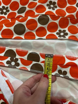 Traje Flamenca Naranja y Marrón