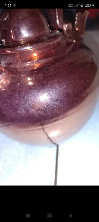 Tetera antigua decorada