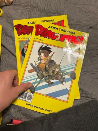 Lote 10 comics Dragon ball tapa amarilla
