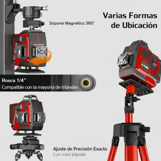 Nivel Láser 16 Líneas + Accesorios