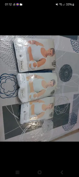 3 canotte spalla stretta blu